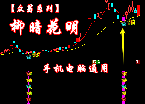 【柳暗花明】主副图/选股指标 预警点位低 安全系数高 出票数量适中【手机电脑通用】